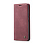 CaseMe - Hoesje geschikt voor Xiaomi 12 Pro - Wallet Book Case - Magneetsluiting - Rood