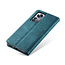 CaseMe - Hoesje geschikt voor Xiaomi 12 Pro - Wallet Book Case - Magneetsluiting - Blauw