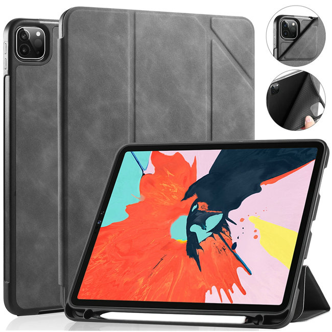 Tablet hoes geschikt voor de Apple iPad Pro 11 (2018/2020/2021) - Grijs