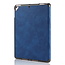 CaseMe - Tablet hoes geschikt voor iPad 9.7 (2017/2018) - Ming Book Case - Tablethoes met Auto Wake/Sleep functie - Blauw