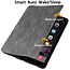 CaseMe - Tablet hoes geschikt voor iPad 9.7 (2017/2018) - Ming Book Case - Tablethoes met Auto Wake/Sleep functie - Grijs