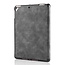 CaseMe - Tablet hoes geschikt voor iPad 9.7 (2017/2018) - Ming Book Case - Tablethoes met Auto Wake/Sleep functie - Grijs