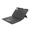 Case2go - Toetsenbord hoes geschikt voor iPad 10.2 (2019/2020/2021) - Toets verlichting en Touchpad - QWERTY Layout - Zwart