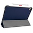 iPad Air 10.9 (2020 / 2022) hoes - Tri-Fold Book Case - Donker blauw