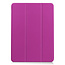 Case2go - Case for iPad Air 10.9 (2020) - Slim Tri-Fold Book Case - Lightweight Smart Cover - Purple