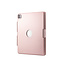 Bluetooth Toetsenbord Hoes voor iPad Pro 12.9 (2020) - QWERTY - Bluetooth Toetsenbord hoes - Toetsenbord verlichting en Touchpad - 360 graden draaibaar -Rosé-Goud