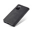 CaseMe - Case for Samsung Galaxy S20 FE  - PU Leather Wallet Case Card Slot Kickstand Magnetic Closure - Black