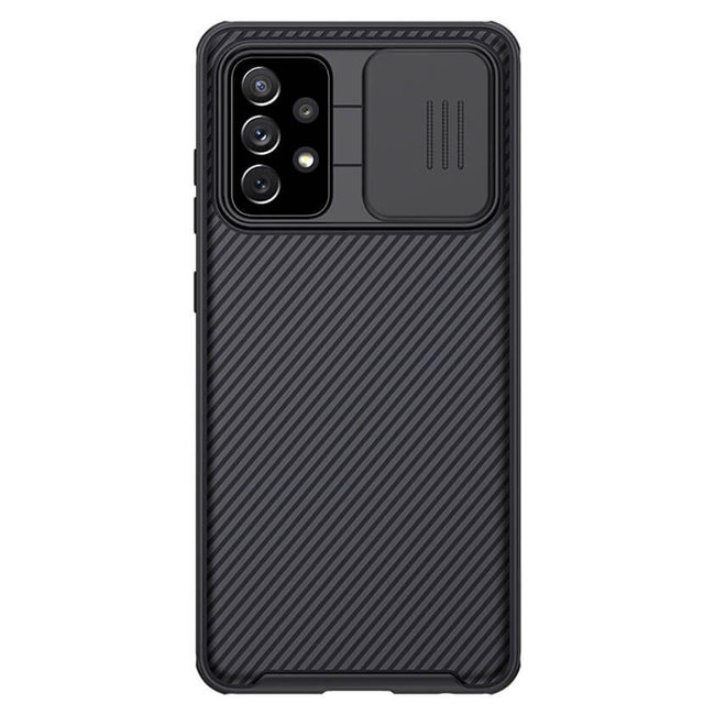 Telefoonhoesje geschikt voor Samsung Galaxy A72 5G - Nillkin CamShield Pro Case - Zwart