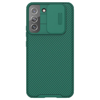 Cover2day Telefoonhoesje geschikt voor Samsung Galaxy S22 Plus 5G - Nillkin CamShield Pro Case - Groen