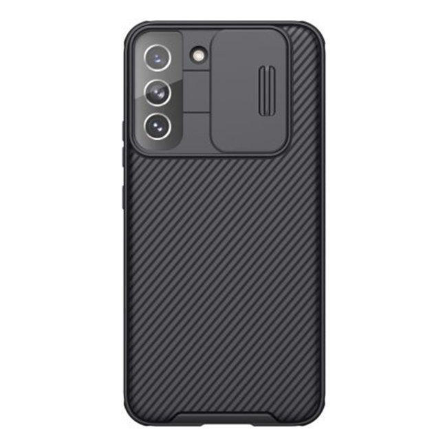 Telefoonhoesje geschikt voor Samsung Galaxy S22 Plus 5G - Nillkin CamShield Pro Case - Zwart