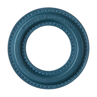 Nillkin Nillkin - Magnetische Ring - Snaphold Magnetic sticker - Vegan Leer - Geschikt voor iPhone 12/iPhone 13 serie - Cyaan