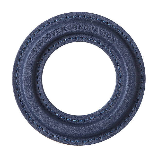 Nillkin - Magnetische sticker geschikt voor Magsafe magneet - Snaphold Magnetic sticker - Vegan Leer - Geschikt voor iPhone 12/iPhone 13 serie - Donker Blauw