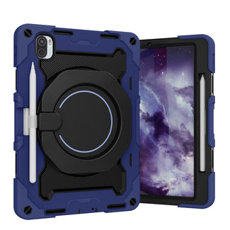 Cover2day Tablet Hoes geschikt voor Xiaomi Pad 5 / 5 Pro - 11 Inch - Armor Case met Ring - Pencil Houder - Donker Blauw