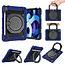 Tablet Hoes geschikt voor Apple iPad Pro 11 (2018 / 2020 / 2021) - 11 Inch - Armor Case met Ring - Pencil Houder - Donker Blauw