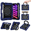 Tablet Hoes geschikt voor Apple iPad Mini 6 (2021) - 8.3 Inch - Armor Case met Ring - Pencil Houder - Donker Blauw