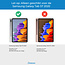 Tablet Hoes geschikt voor Samsung Galaxy Tab S8 (2022) - 11 Inch - Armor Case met Ring - Pencil Houder - Regenboog Blauw