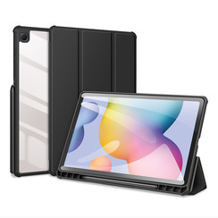 Dux Ducis - Tablet hoes geschikt voor Samsung Galaxy Tab S6 Lite (2022) - 10.4 Inch - Tri-Fold Book Case - Zwart