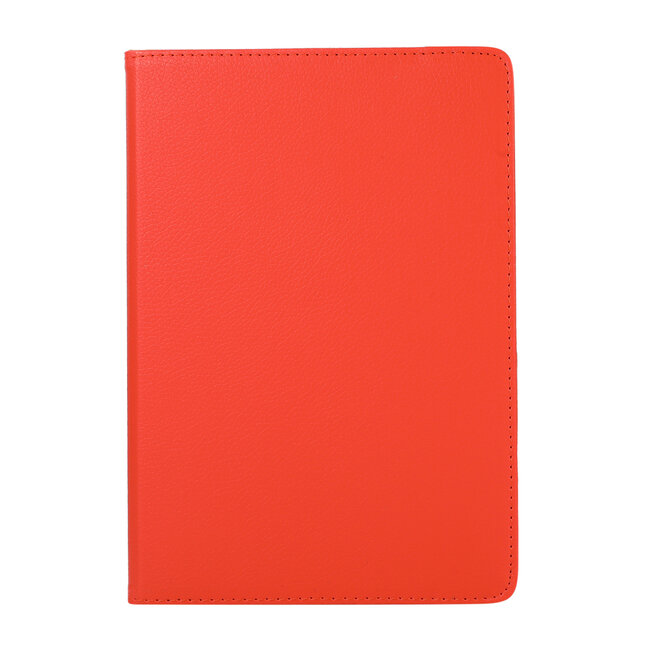 Case2go - Tablet hoes geschikt voor Samsung Galaxy Tab S6 Lite (2022) - 10.4 Inch - Draaibare Book Case Cover - Oranje