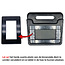 Case2go - Hoes geschikt voor Samsung Galaxy Tab S6 Lite (2022) - 10.4 Inch - Schokbestendige case met handvat - Rood