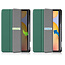 Case2go - Tablet hoes geschikt voor Samsung Galaxy Tab S6 Lite (2022) - 10.4 Inch - Tri-Fold Book Case met Stylus Pen houder - Groen