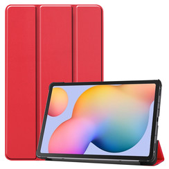 Samsung Galaxy Tab S6 Lite (2022) - 10.4 Inch - Tri-Fold Book Case - Rood
