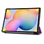 Case2go - Hoes voor de Samsung Galaxy Tab S6 Lite (2022) - 10.4 Inch - Tri-Fold Book Case - Paars