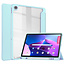 Cover2day - Tablet Hoes geschikt voor Lenovo Tab M10 Plus (3rd Gen) - 10.6 Inch - Tri-Fold Transparante Cover - Met Pencil Houder - Licht Blauw