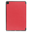 Cover2day - Tablet Hoes geschikt voor Lenovo Tab M10 Plus (3rd Gen) - Tri-Fold Book Case - Pencil Houder - Met Auto Sleep/Wake functie - Rood