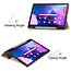 Cover2day - Tablet Hoes geschikt voor Lenovo Tab M10 Plus (3rd Gen) - Tri-Fold Book Case - Pencil Houder - Met Auto Sleep/Wake functie - Rose-Goud