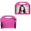 Tablet hoes geschikt voor Huawei MatePad 10.4 (2022/2020) - Schokbestendige case met handvat - Thumbs Kids Cover - Magenta