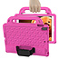 Tablet hoes geschikt voor iPad 10.2 (2019/2020/2021) - Schokbestendige case met handvaten - Diamond Kids Cover met schouderriem - Magenta