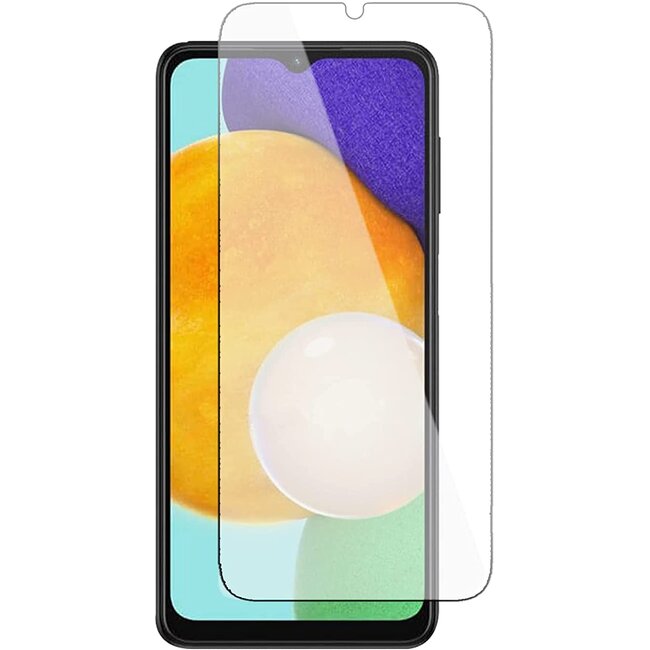 Case2go - Screenprotector geschikt voor Samsung Galaxy A13 - Full Cover - Screenprotector - Gehard Glas - Zwart