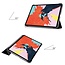 Case2go - Tablet hoes geschikt voor iPad Air 2022 - 10.9 Inch - Tri fold Book Case - Met Auto Sleep/wake functie - Zwart