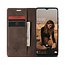 CaseMe - Hoesje geschikt voor Samsung Galaxy A22 5G - Wallet Book Case - Magneetsluiting - Donker Bruin