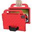 Tablet hoes geschikt voor iPad Air 10.9 (2022/2020) - Schokbestendige case met handvaten - Diamond Kids Cover met schouderriem - Rood