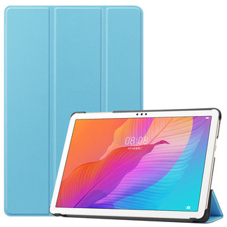 Cover2day Huawei MatePad T 10S  (10.1 Inch) Hoes - Tri-Fold Book Case - Licht Blauw