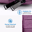 Laptop Bag 15.4 inch - Laptop Sleeve With Extra Compartments - Laptop Sleeve with Handle - Splashproof Bag - Purple