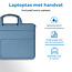 Laptop Bag 15.4 inch - Laptop Sleeve With Extra Compartments - Laptop Sleeve with Handle - Splashproof Bag - Light Blue