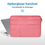 Laptop Bag 15.4 inch - Laptop Sleeve With Extra Compartments - Laptop Sleeve with Handle - Splashproof Bag - Pink