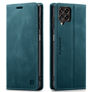 CaseMe Hoesje geschikt voor Samsung Galaxy M53 - Wallet Book Case - Magneetsluiting - met RFID bescherming - Blauw