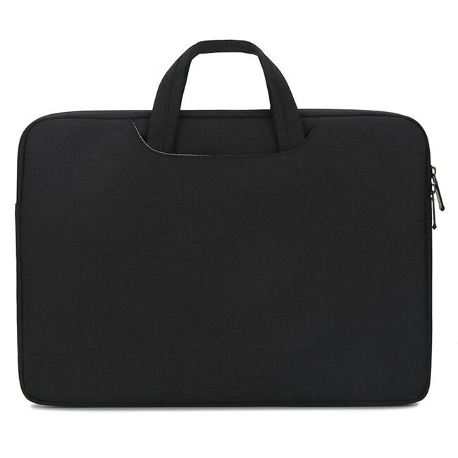 Laptop bag - Laptop sleeve 14 inch - Laptop bag and Laptop Sleeve in one - With Extra Compartment - Black