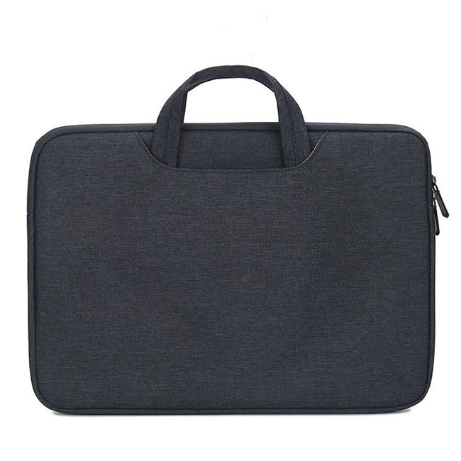 Laptop bag - Laptop sleeve 13 inch - Laptop bag and Laptop Sleeve in one - With Extra Compartment - Dark blue