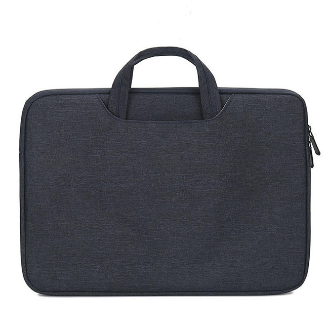 Laptophoes 13 inch - Met Extra Accessoire Vak - Donker Blauw