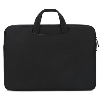 Cover2day Laptop bag - Laptop sleeve 15.6 Inch - Laptop bag and Laptop Sleeve in one - With Extra Compartment - Black