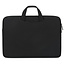 Laptop bag - Laptop sleeve 15.4 Inch - Laptop bag and Laptop Sleeve in one - With Extra Compartment - Black