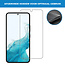 Case2go - Screenprotector geschikt voor Samsung Galaxy S22 Plus - Case-Friendly - Transparant