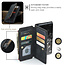 CaseMe - Telefoonhoesje geschikt voor Samsung Galaxy S20 Ultra - Wallet Book Case met ritssluiting - Magneetsluiting - Zwart