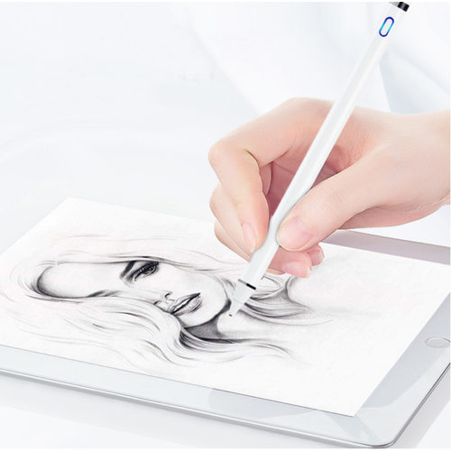 Cover2day Active Stylus Pen - Oplaadbare Picasso pen voor tablet en telefoon - Wit - Copy
