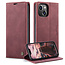 Hoesje geschikt voor Apple iPhone 14 Plus - Wallet Book Case - Magneetsluiting - Rood