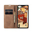 Hoesje geschikt voor Apple iPhone 14 Max - Wallet Book Case - Magneetsluiting - Licht Bruin